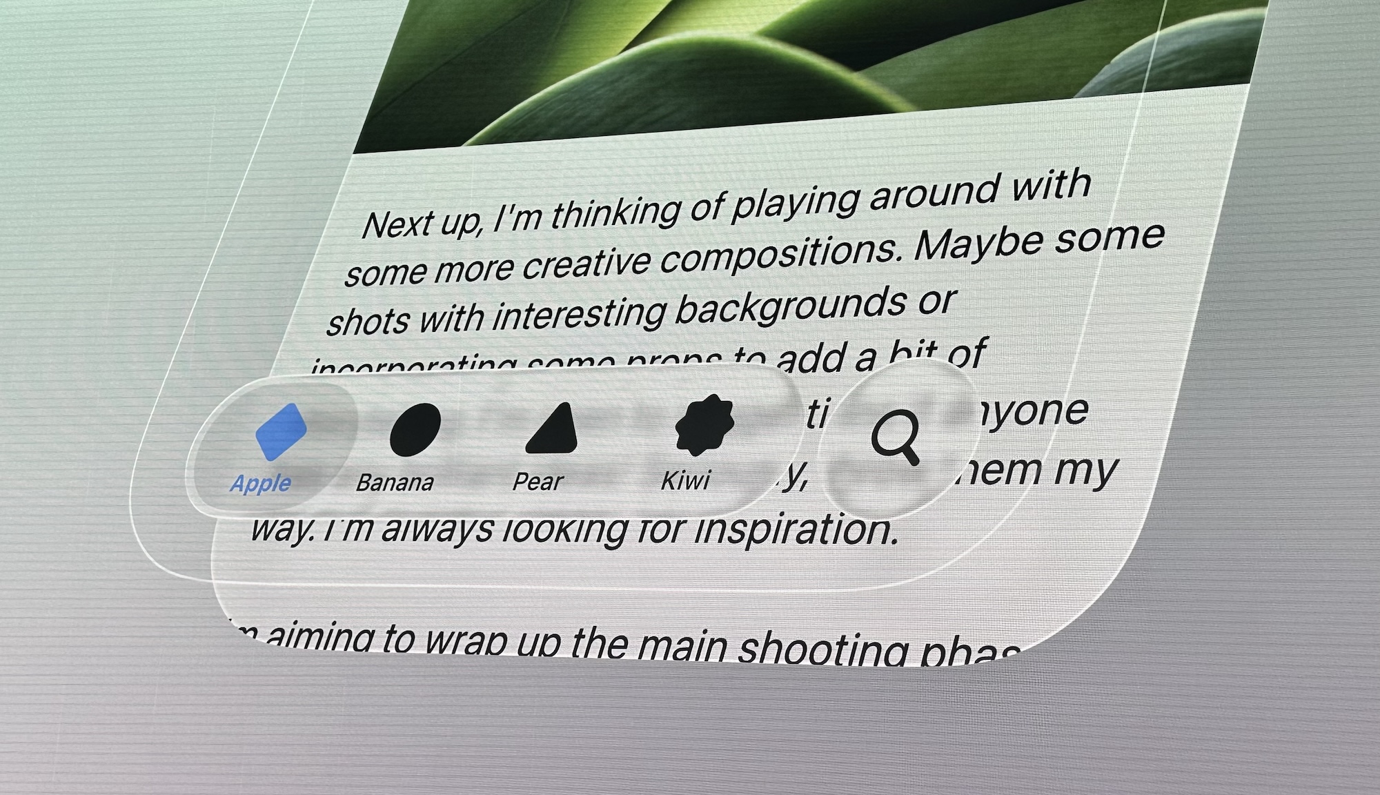 Liquid Glass UI